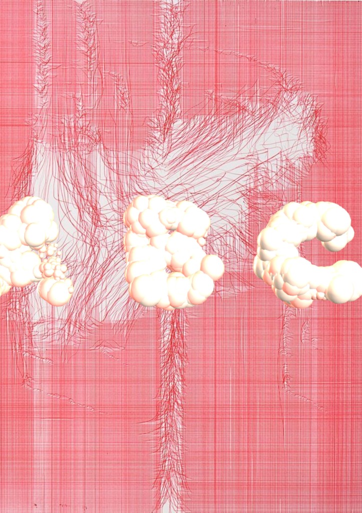 Poster sample pink background